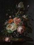 Still Life with Flowers on a Marble Tabletop-Rachel Ruysch-Art Print