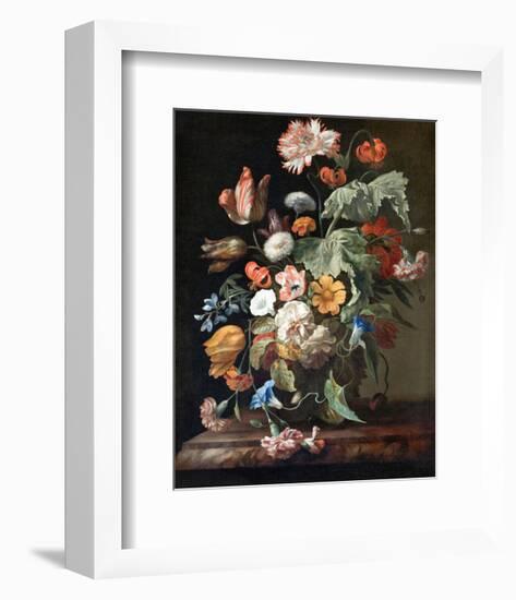 Rachel Ruysch, Still-Life with Flowers-Dutch Florals-Framed Art Print