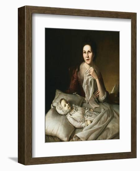 Rachel Weeping, 1818 (Oil on Canvas)-Charles Willson Peale-Framed Giclee Print