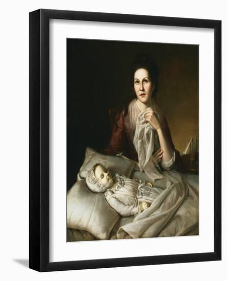 Rachel Weeping, 1818 (Oil on Canvas)-Charles Willson Peale-Framed Giclee Print