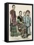 Racial, Burma Women, Girls-null-Framed Stretched Canvas