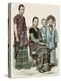 Racial, Burma Women, Girls-null-Stretched Canvas