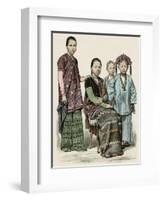 Racial, Burma Women, Girls-null-Framed Art Print
