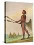 Racial, Choctaw Native-George Catlin-Stretched Canvas