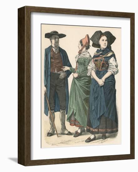 Racial, French Alsace-null-Framed Art Print