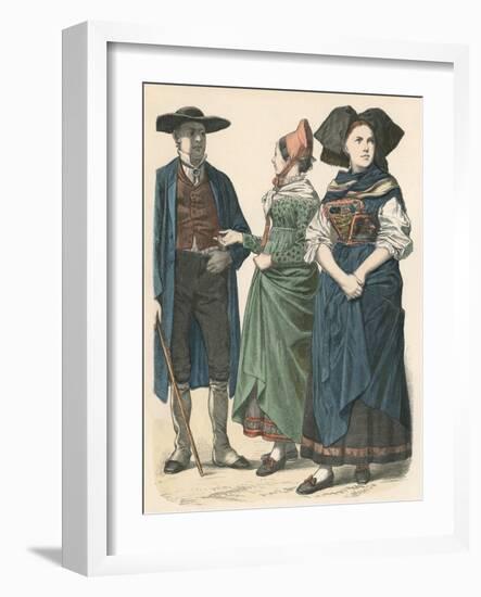Racial, French Alsace-null-Framed Art Print