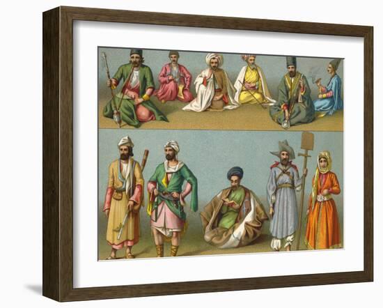 Racial, Iran, Men 19C-null-Framed Photographic Print