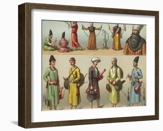 Racial, Iran, Musicians-null-Framed Photographic Print