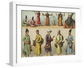 Racial, Iran, Musicians-null-Framed Photographic Print