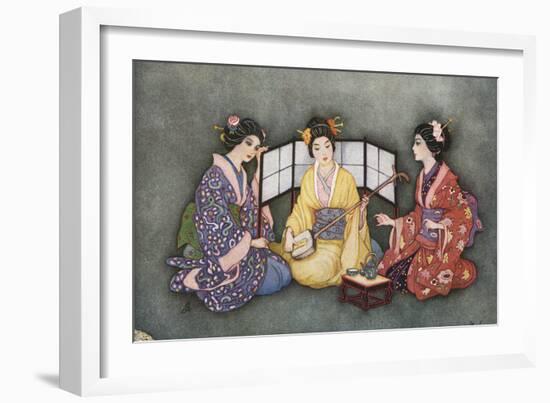 Racial, Japan, 3 Women-Jennie Harbour-Framed Photographic Print