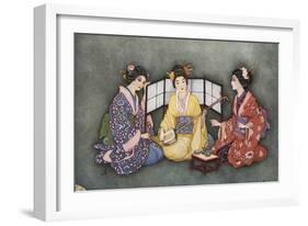 Racial, Japan, 3 Women-Jennie Harbour-Framed Photographic Print