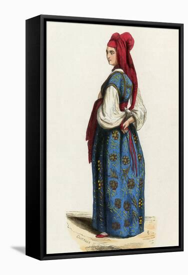 Racial, Jewish Woman 1840-null-Framed Stretched Canvas