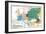 Racial map of Europe, c.1923-null-Framed Giclee Print