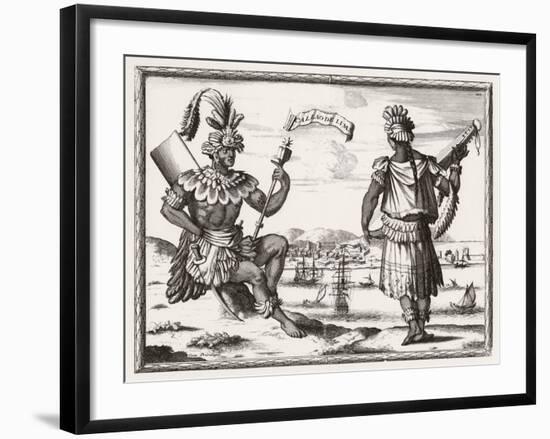 Racial, Peru, Lima Couple-Carel Allard-Framed Art Print