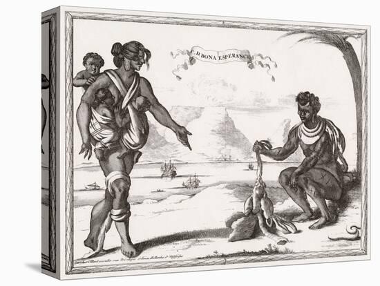 Racial, S Africa, Natives-Carel Allard-Stretched Canvas