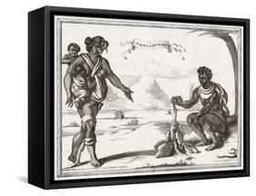 Racial, S Africa, Natives-Carel Allard-Framed Stretched Canvas