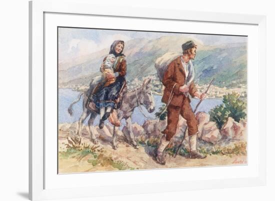 Racial, Slovenia Peasants-null-Framed Art Print