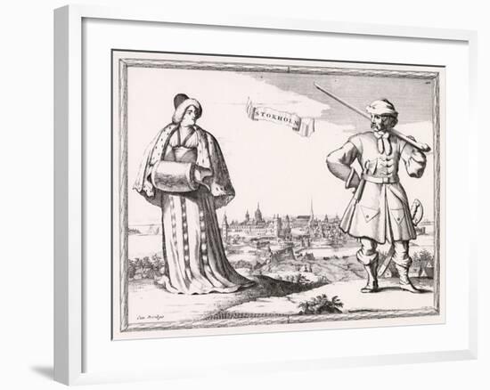 Racial, Sweden, Couple-Carel Allard-Framed Art Print