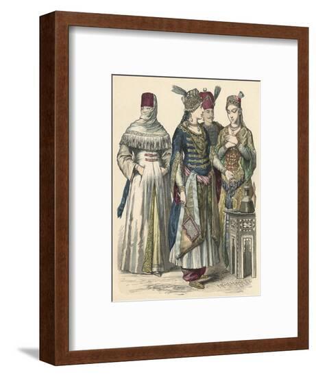 Racial, Turkey, Sultan--Framed Art Print