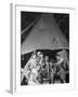 Racially Integrated Group of Boys Sharing a Comic Book at Camp Nathan Hale in Southfields, NY-Gordon Parks-Framed Photo