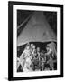 Racially Integrated Group of Boys Sharing a Comic Book at Camp Nathan Hale in Southfields, NY-Gordon Parks-Framed Photo