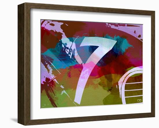 Racing 7-NaxArt-Framed Art Print