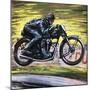 Racing a Velocette-Graham Coton-Mounted Giclee Print