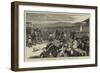 Racing at Rome, Gendarmes and Urban Guards Clearing the Course-null-Framed Giclee Print