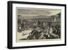 Racing at Rome, Gendarmes and Urban Guards Clearing the Course-null-Framed Giclee Print