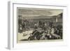 Racing at Rome, Gendarmes and Urban Guards Clearing the Course-null-Framed Giclee Print