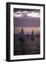 Racing at Sunset, C.1990-null-Framed Photographic Print