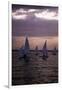 Racing at Sunset, C.1990-null-Framed Photographic Print