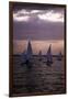 Racing at Sunset, C.1990-null-Framed Photographic Print