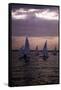 Racing at Sunset, C.1990-null-Framed Stretched Canvas