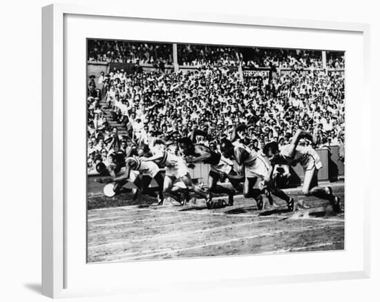 Racing at the 1948 London Olympic Games-null-Framed Photographic Print