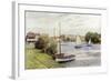 Racing Boats, Bourne End-Alfred Robert Quinton-Framed Giclee Print