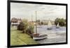 Racing Boats, Bourne End-Alfred Robert Quinton-Framed Giclee Print