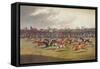 'Racing', c19th century-John Clarke-Framed Stretched Canvas