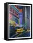 Racing Cabs-Patti Mollica-Framed Stretched Canvas