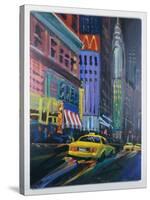 Racing Cabs-Patti Mollica-Stretched Canvas