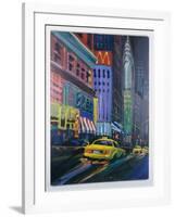 Racing Cabs-Patti Mollica-Framed Giclee Print