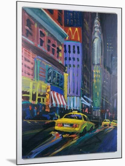 Racing Cabs-Patti Mollica-Mounted Giclee Print