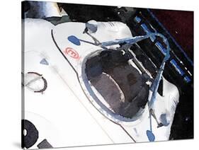 Racing Car Cockpit Watercolor-NaxArt-Stretched Canvas