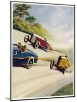 Racing Cars of 1926: Oddly One Car is Carrying Two People the Others Only One-Norman Reeve-Mounted Photographic Print