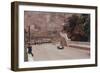 Racing Cars on the Road Track at the Monaco Grand Prix, Monte Carlo-null-Framed Photographic Print