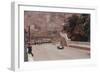 Racing Cars on the Road Track at the Monaco Grand Prix, Monte Carlo-null-Framed Photographic Print