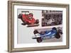 Racing Cars-null-Framed Giclee Print