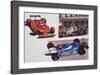 Racing Cars-null-Framed Giclee Print