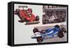 Racing Cars-null-Framed Stretched Canvas