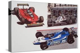 Racing Cars-null-Stretched Canvas